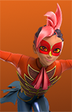 Personagem Rooster Bold